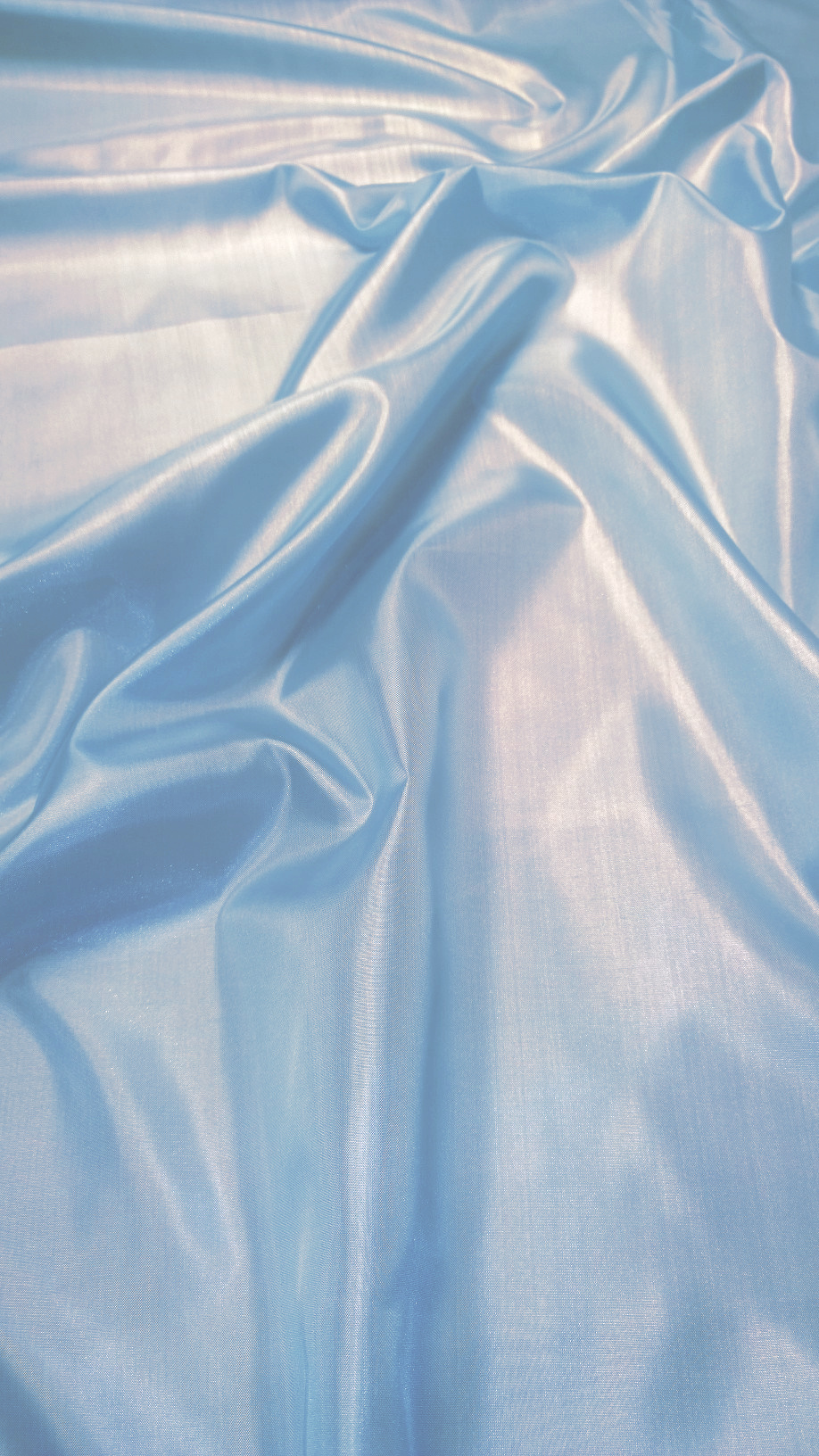 Baby Blue Habotai Fabric 60" By The Yard - 100% Polyester